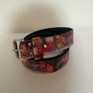 Supreme last supper religious belt (≈ size 25-36)